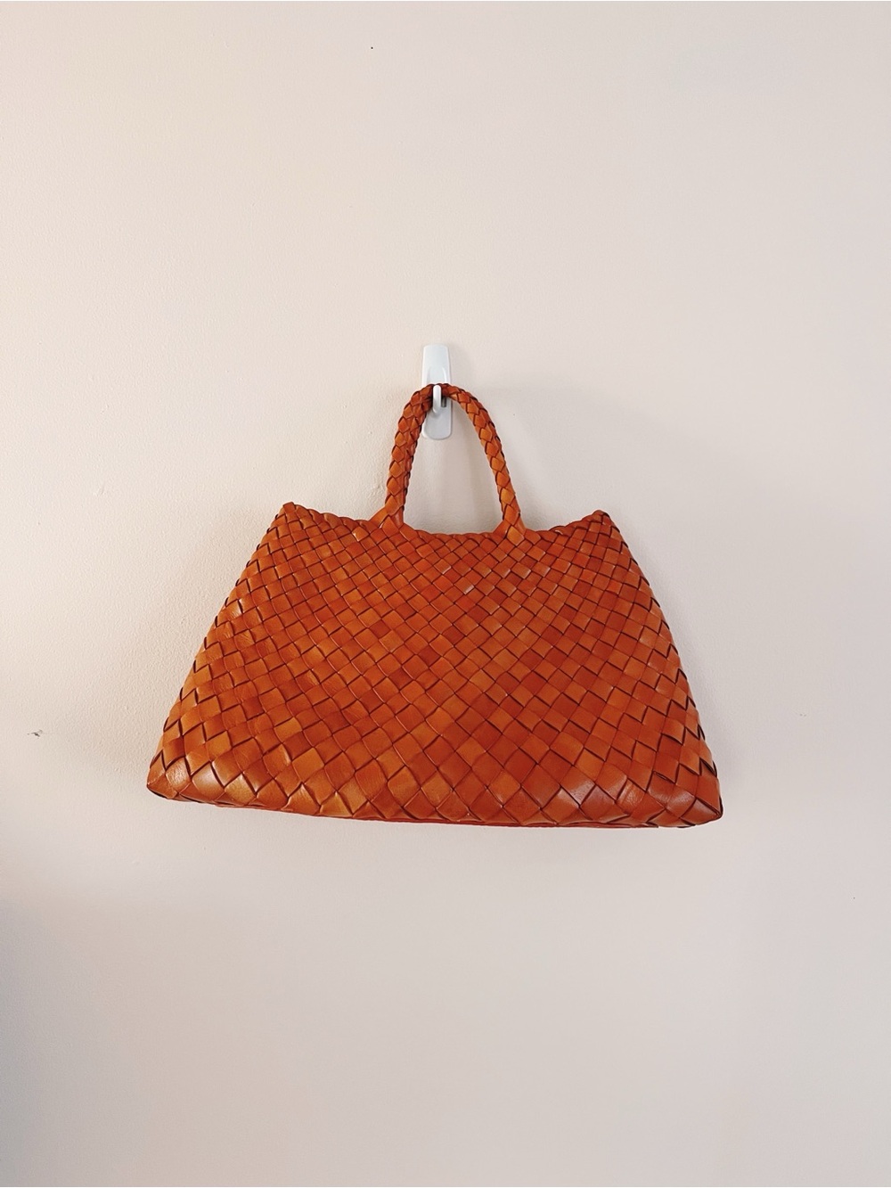Dragon Diffusion Santa Croce woven-leather tote bag